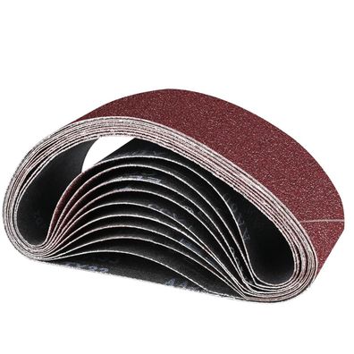 Stebruam 10 Stück Schleifbänder 65x410 mm, Körnung 60/80/100/120/240 für