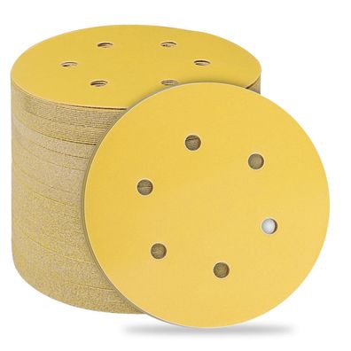 Stebruam Klett Schleifpapier 150mm, 800 Körnung, 50 Stück für Exzenterschleifer