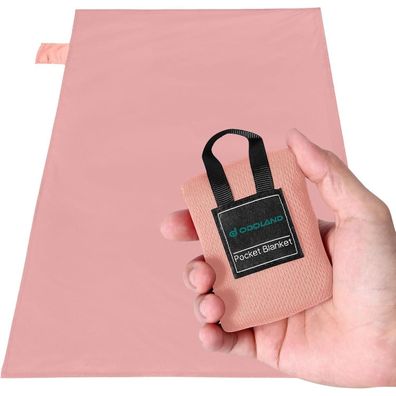 Odoland Mini Picknickdecke 70x110 cm - Ultraleichte, sandabweisende Strandmatte