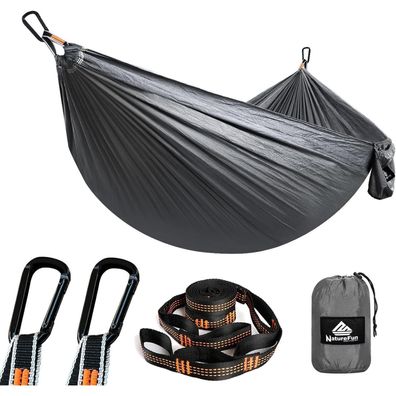 Naturefun Ultraleichte Reise Camping Hängematte | 300kg Tragkraft (275 x 140