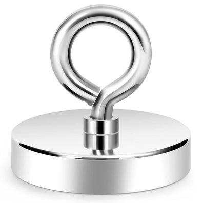 Neosmuk Angelmagnet, 272 kg Zugkraft, 7.6 cm CNC-gefräste Metallbasis, starker