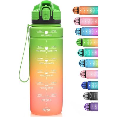 Niggeey Sport Trinkflasche 500ml - 2L, Auslaufsicher, BPA-frei Tritan, mit