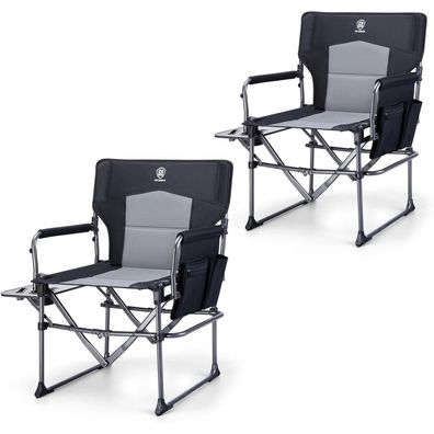 EVER Advanced Campingstuhl Faltbar 180KG Belastbar Regiestuhl Klappbar mit