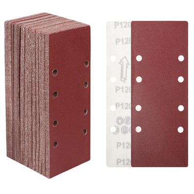 Stebruam 30tlg Schleifpapier Set 93x230 mm, Körnungen 40-400, 8-Loch