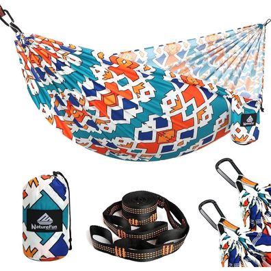 Naturefun Ultraleichte Reise Camping Hängematte | 300 kg Tragkraft