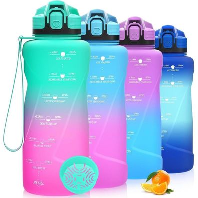 Niggeey Sport Trinkflasche 500ml-2L, auslaufsicher, BPA-frei Tritan, mit