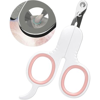 ZEWZE Krallenschere für Katzen, Nagelknipser aus Edelstahl, ideal für Anfänger