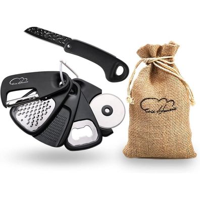 Esie Houzie Küche Gadgets Set 6-teilig, Platzsparende Kochwerkzeuge für kleine