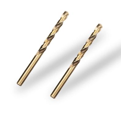 Meccion HSS Metallbohrer Kobalt 2er-Set 7.5mm x 109mm, präzisionsgeschliffen