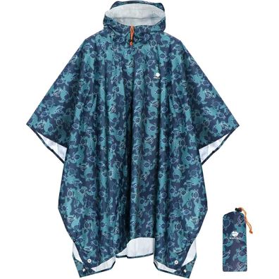 ANYOO Leichter Wasserdichter Regenponcho, Ripstop, Atmungsaktiv