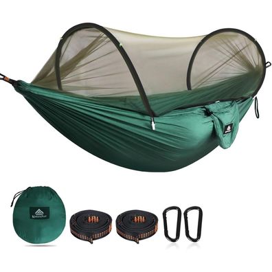 Naturefun Ultra-Light Reisecamping Hängematte mit Moskitonetz | 300 kg
