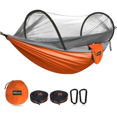 Naturefun Ultra-Light Reisecamping Hängematte mit Moskitonetz, 300 kg