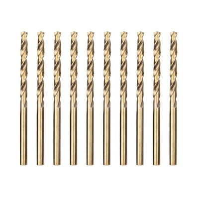 Meccion HSS Metallbohrer Kobalt 10tlg 4.5mm Spiralbohrer für Edelstahl und