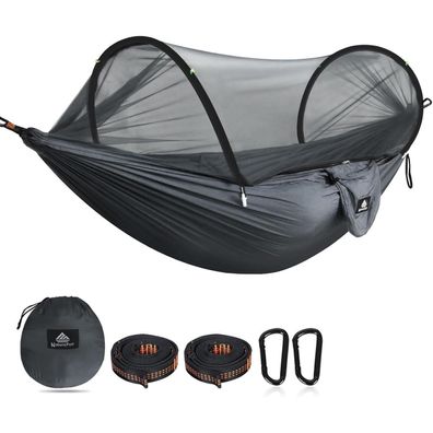 Naturefun Ultra-Light Reisecamping Hängematte mit Moskitonetz | 300 kg