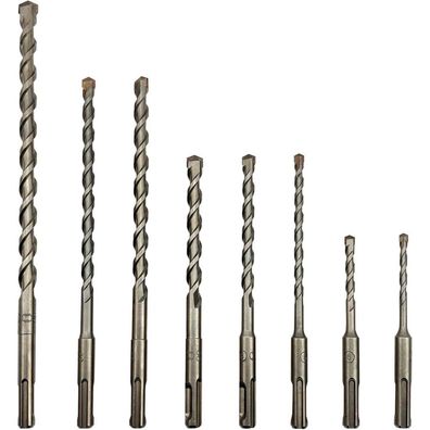 Nortools 7tlg SDS-Plus Bohrhammer Set Kreuzkopf PGM 5/6/8x110mm