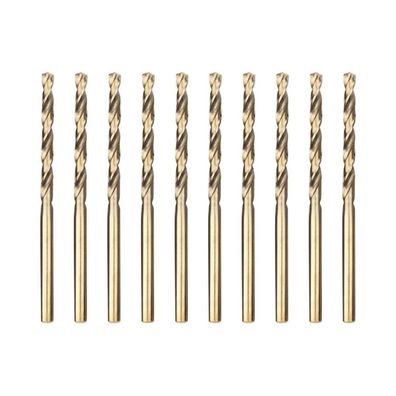 Meccion HSS Metallbohrer Professional Kobalt 10er Set 3.0mm Spiralbohrer für