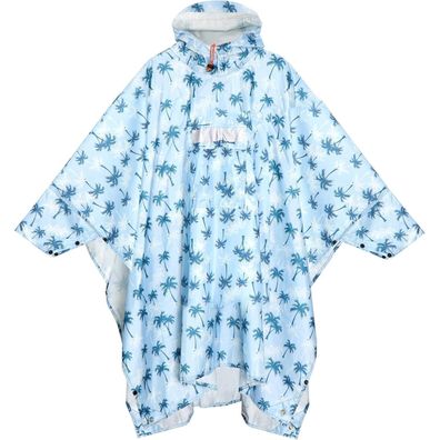 ANYOO Leichter Wasserdichter Regenponcho mit Ärmeln, Belüftet, Mehrzweck