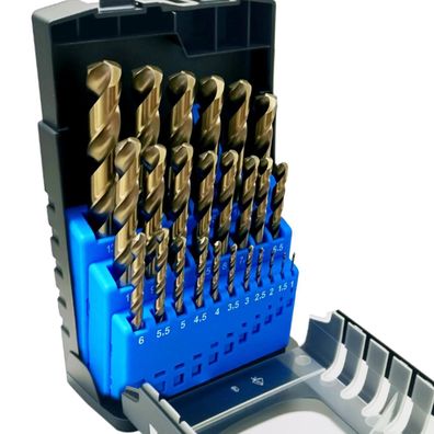 Nortools HSS M35 Cobalt 5% Metallbohrer, DIN338, 135° Split Point, 1-13 mm (25