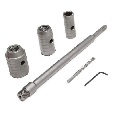 7E Trading 350mm SDS Plus Kernbohrer Set für Betonwandbohrer Lochsäge 30/40/50mm