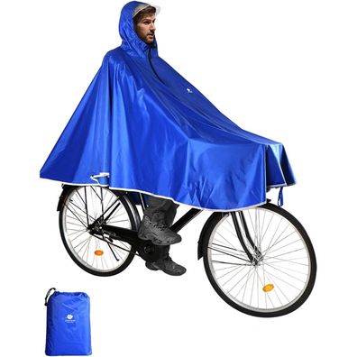 ANYOO Wasserdichter Fahrrad-Regenponcho - Leicht, kompakt und wiederverwendbar