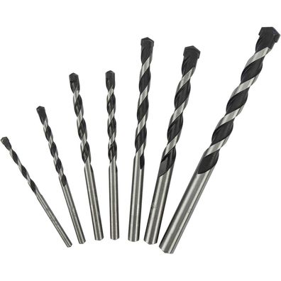 Nortools 7-teiliger Steinbohrersatz (4-12mm) mit Hartmetall-Spitze und