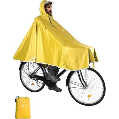 ANYOO Wasserdichter Fahrrad-Regenponcho - Leicht, kompakt und wiederverwendbar