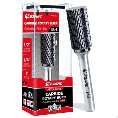 EZARC AlCrN Hartmetall-Rotationsfräser (Pro) SA-5 Doppelschnitt Frässtift