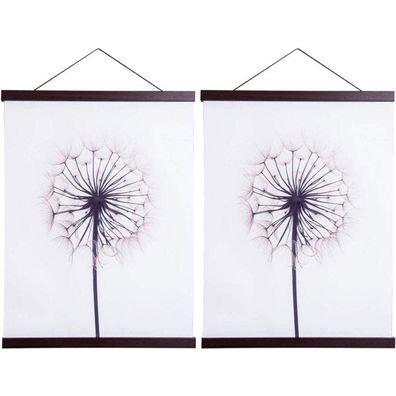 Sanauto Posterleiste 100cm, magnetische Holz-Aufhänger für Bilder und Poster