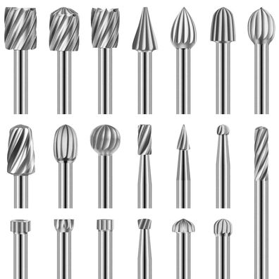 Shengbenhao Holzschnitzerei Bohrer Set für Rotary Tool, 20 Stück
