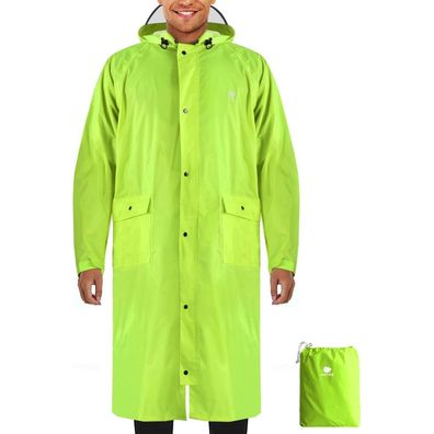 ANYOO Wasserdichter Regenmantel für Radfahren, Camping & Outdoor - Leicht