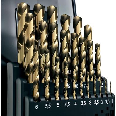 Nortools Metallbohrer HSS M35 Cobalt 5% geschliffene Bohrer Set DIN338 1.0-13mm