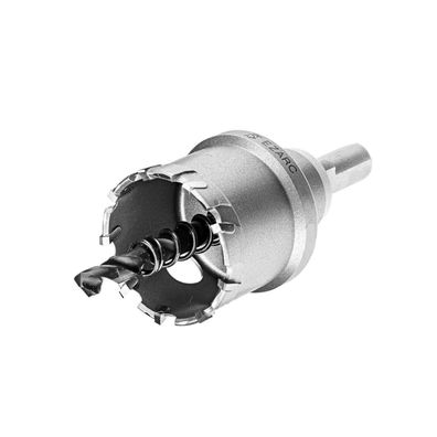 EZARC Hartmetall Lochsäge für dicken Edelstahl und Metall, 38mm Durchmesser