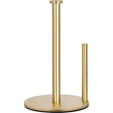 Oboding Küchenrollenhalter Stehend aus Edelstahl, Goldfarben - für Standard und
