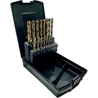 Nortools HSS M35 Cobalt Metallbohrer Set DIN338, 1,0-10 mm, 19-teilig
