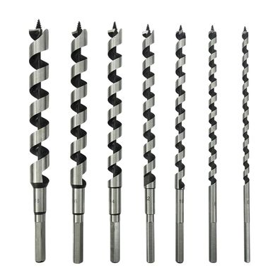 Nortools 7tlg. Einzelspiral-Holzbohrer Set mit Sechskantschaft für Heimwerker