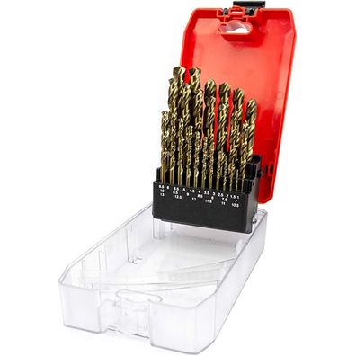 Nortools HSS M35 Cobalt 5% Metallbohrer Set 25tlg, 1,0-13 mm, geschliffen