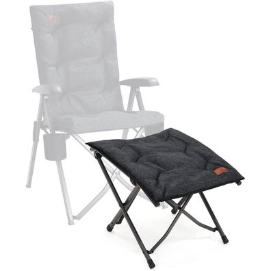 EVER Advanced Faltbarer Hocker mit 47cm Höhe, gepolsterte Fußablage für Sessel
