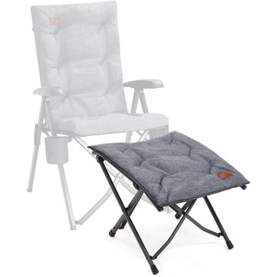 EVER Advanced Faltbarer Hocker mit 47cm Höhe, gepolsterte Fußablage für Sessel
