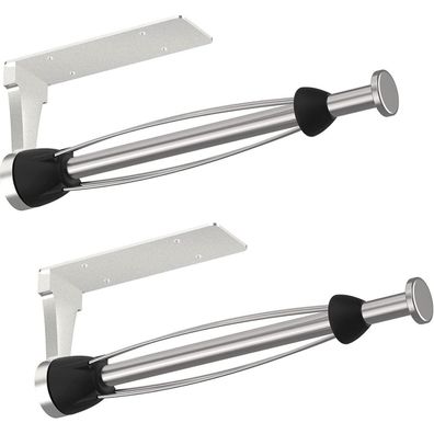 VEHHE Küchenrollenhalter (2er-Pack) - Edelstahl, ohne Bohren montierbar, für