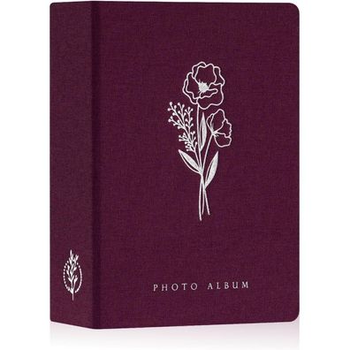 Lanpn Fotoalbum 13x18 cm, 200 Bilder, Leinen-Einsteckalbum für Hochformatfotos