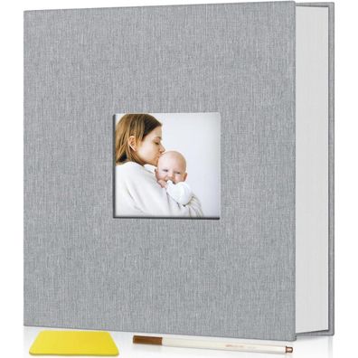 Popotop Selbstklebendes Fotoalbum, 40 Seiten DIY Scrapbook für 10x15 Bilder