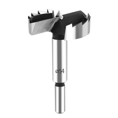 HPHOPE Forstnerbohrer 54mm für Holz, 90mm Länge, Rundschaft Bohraufsatz