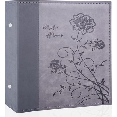 Miaikoe Fotoalbum 10x15 cm, Extra große Kapazität, Cover, für 1000 Lederoptik
