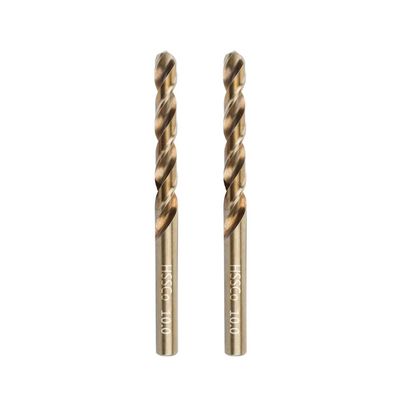 Gunpla M35 HSS Cobalt Spiralbohrer Set, 10mm, 2-teilig - Für Edelstahl