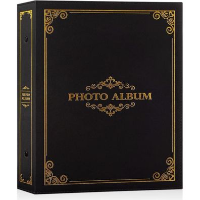 Lanpn Fotoalbum 10x15cm, Kunstleder Einsteckalbum für 400 Hochformat Fotos