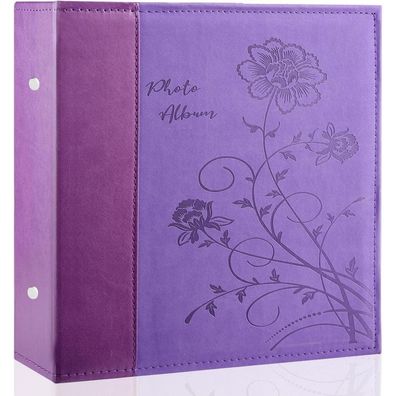 Miaikoe Fotoalbum 10x15 cm, 600 Fotos, Leder-Cover, extra große Kapazität