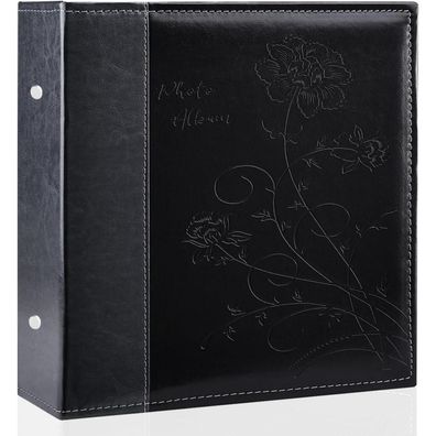 Miaikoe Fotoalbum 10x15 cm, Leder-Cover, Extra große Kapazität für 1000 Fotos