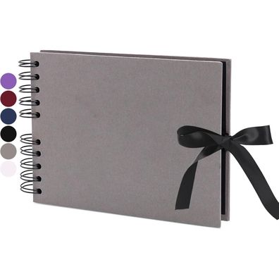 Vienrose DIY Fotoalbum zum Selbstgestalten, 24x17 cm, 40 Seiten, ideal als