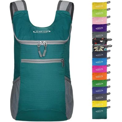 G4Free Ultraleichter 11L Faltbarer Rucksack für Reisen, Wandern, Radfahren