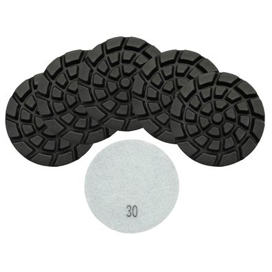 Brschnitt Diamant Polierpads für Beton, 6 Stk., 4 Zoll, Körnung #30